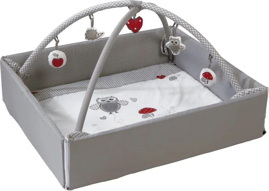 Сиво детско килимче за игра 75x85 cm Adam &amp; Eule – Roba