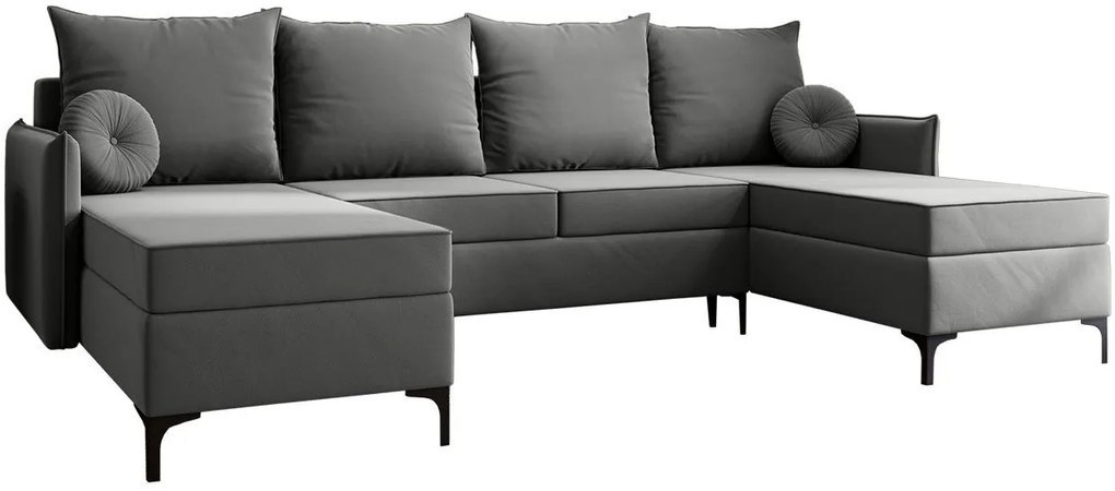 Ъглов диван Leon U-Gkri