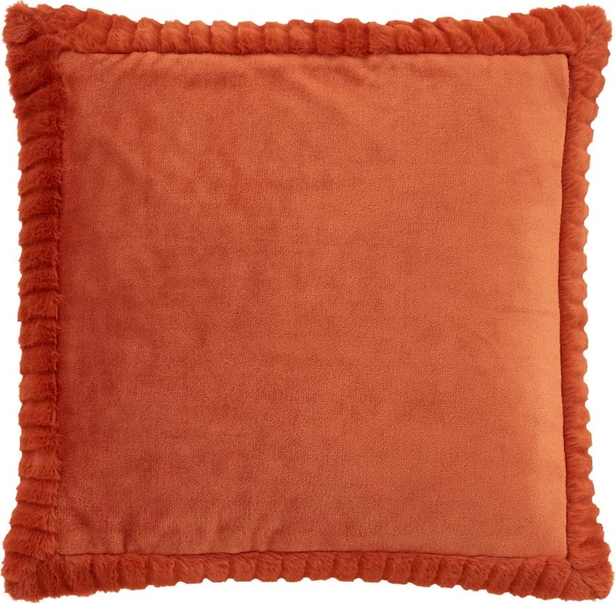 Декоративна възглавница от микроплюш 55x55 cm Velvet and Faux Fur – Catherine Lansfield