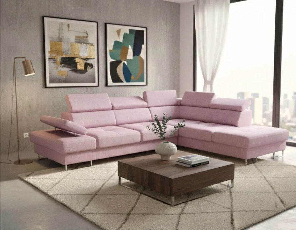 Ъглов диван Gelito-Roz-Right