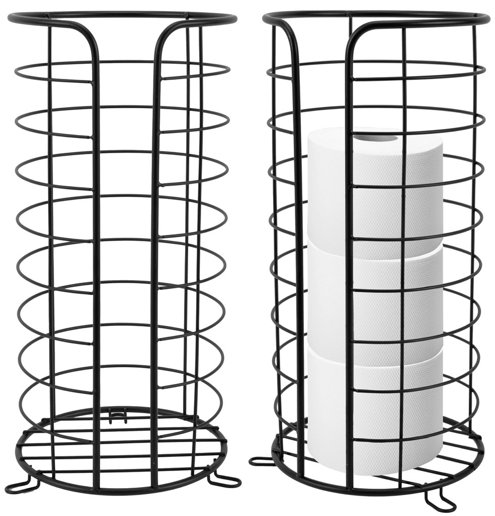 Стойка за тоалетна хартия Black 322743A