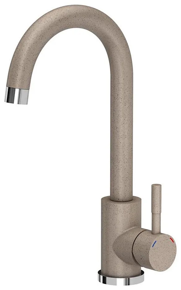 Samona - смесител за мивка 32 см гранит/бежов