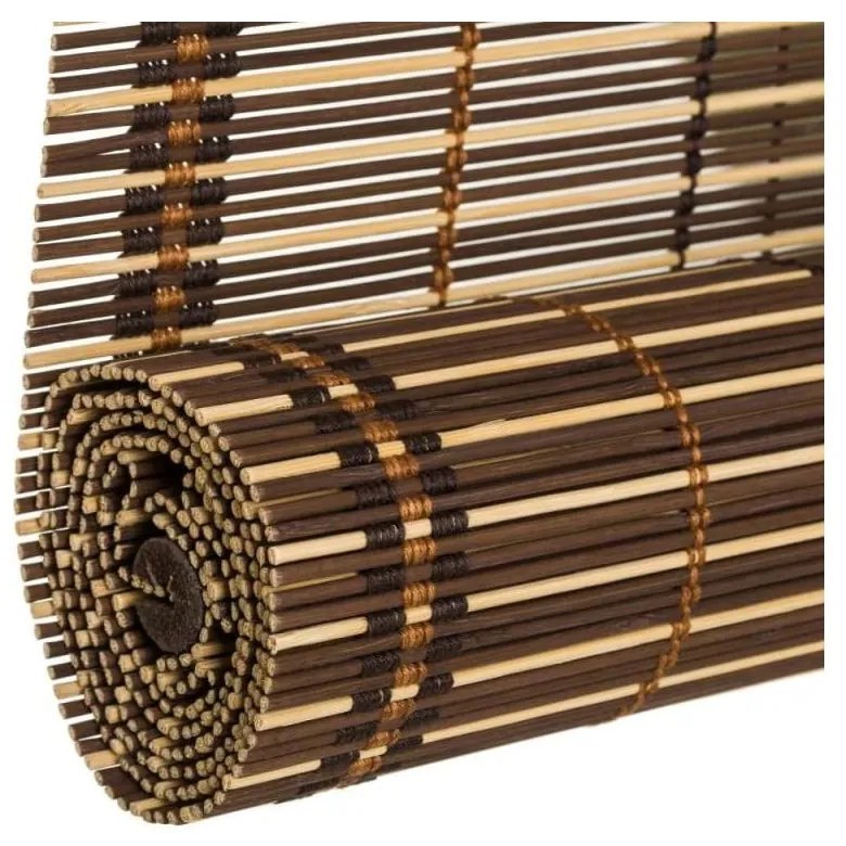 Тъмнокафява бамбукова ролетна щора 90x180 cm Natural Life - Casa Selección