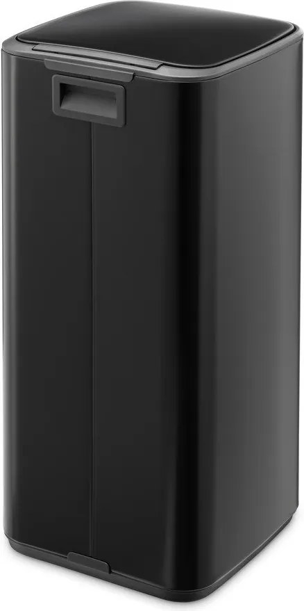 Матово черно стоманено кошче за боклук с педал 30 l Bo – Brabantia