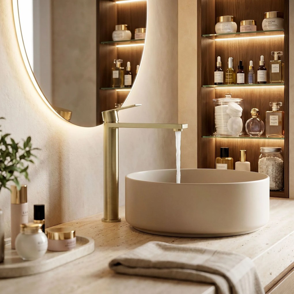 Смесител за баня Rea Hunter Brush Gold High