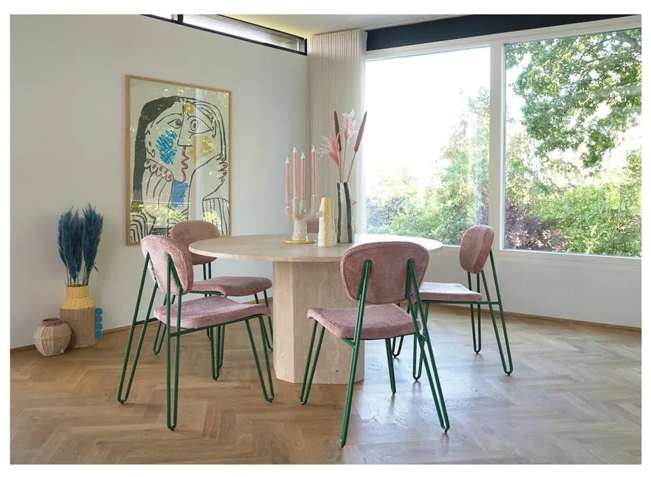 Светлорозов трапезен стол Styles - Villa Collection