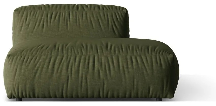 Зелен модул за диван (десен ъгъл) Martina – Micadoni Home