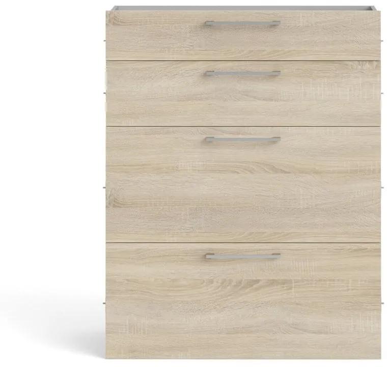 Компонент - чекмеджета от дъбов декор в естествен цвят 84x105 cm Prima – Tvilum