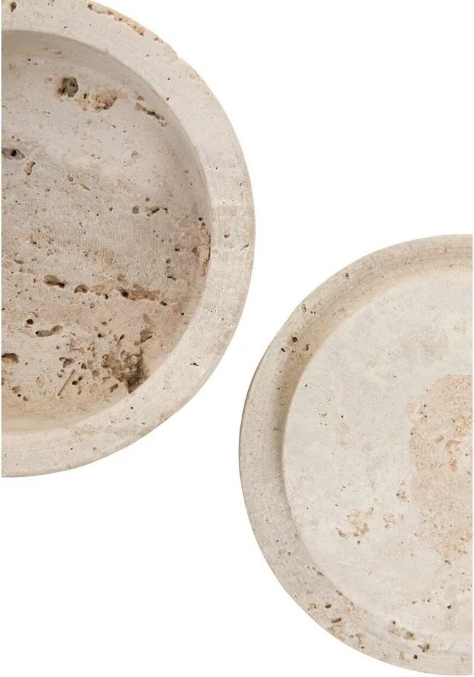 Декоративна каменна кутия за съхранение в естествен цвят ø 14x8 cm Tibor – Premier Housewares