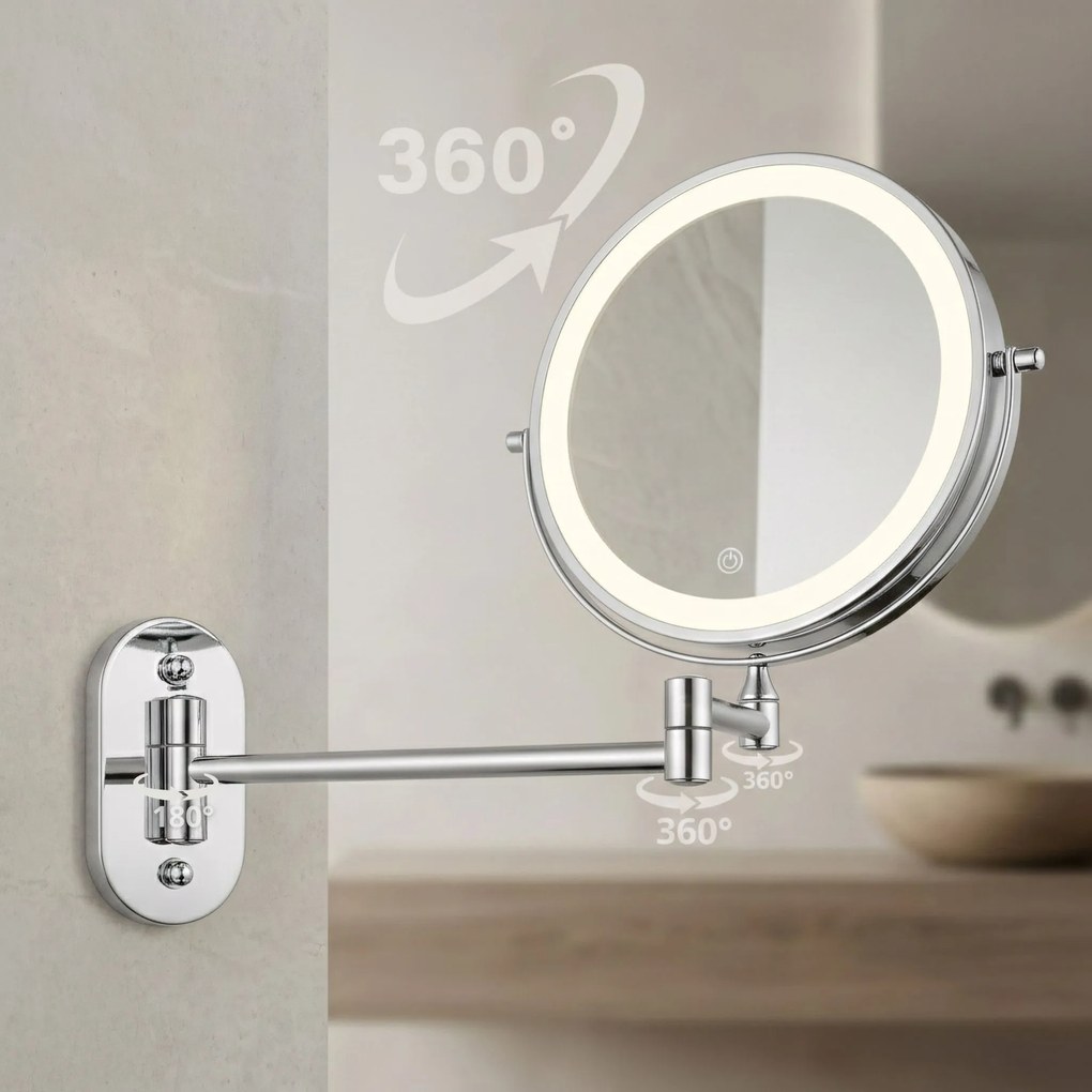 Огледало LED Glow Chrome