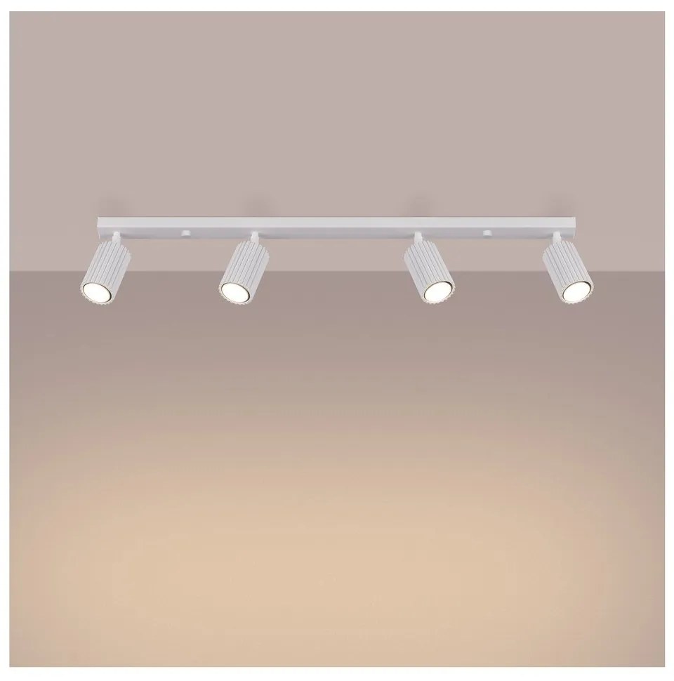 Бял прожектор 6,5x81 cm Gleam – Sollux