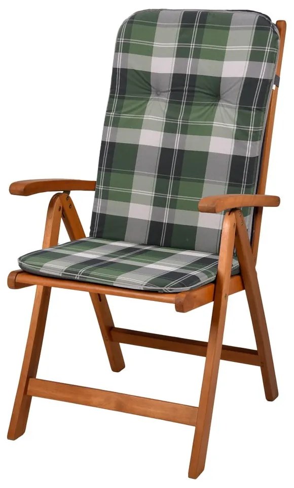 Зелена възглавница за градински стол 50x116 cm Cardiff – Sun Garden