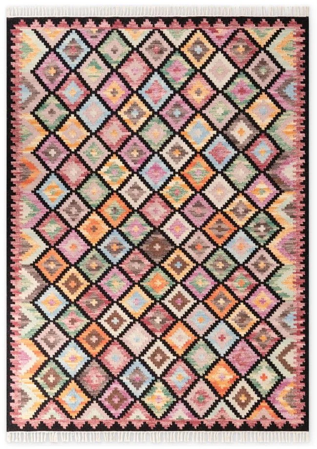 Двустранен ръчно изработен вълнен килим 120x170 cm Kamal Zara – Nouristan