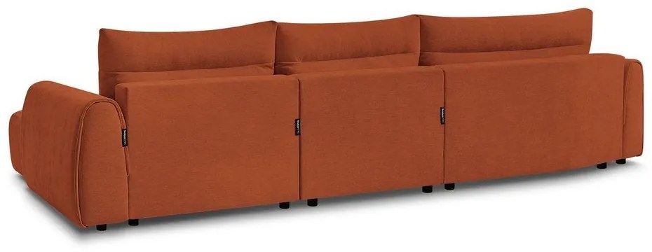 Оранжев ъглов диван Aden – Bobochic Paris