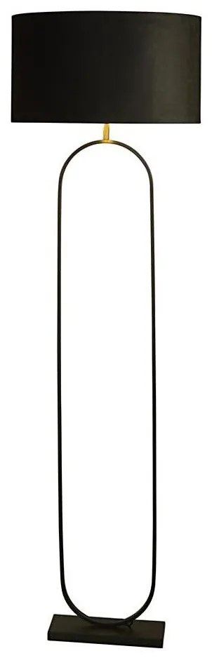 Searchlight EU95101BK - Подова лампа MODISH 1xE27/60W/230V черна