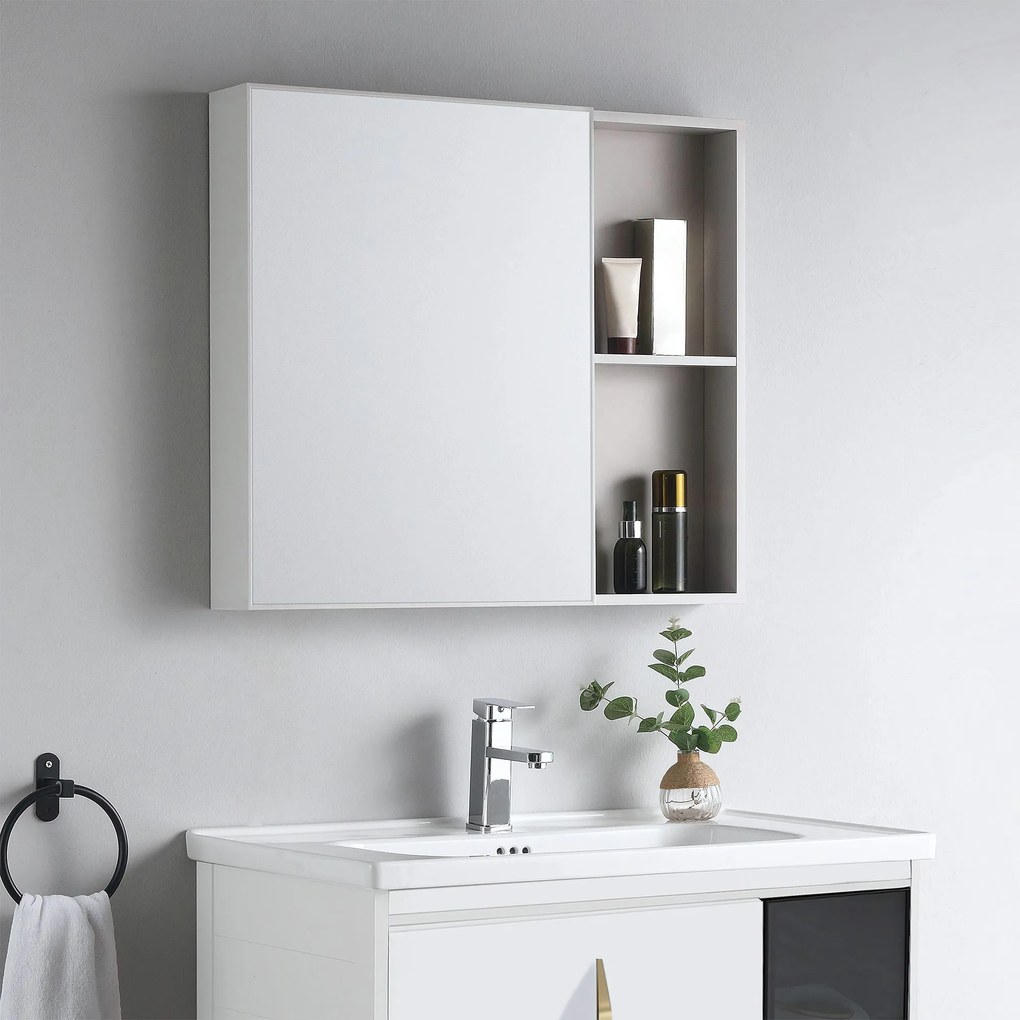 Комплект мебели за баня с мивка Paris 60cm White