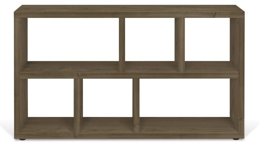 Кафява библиотека от декор от орех 150x83 cm Berlin – TemaHome