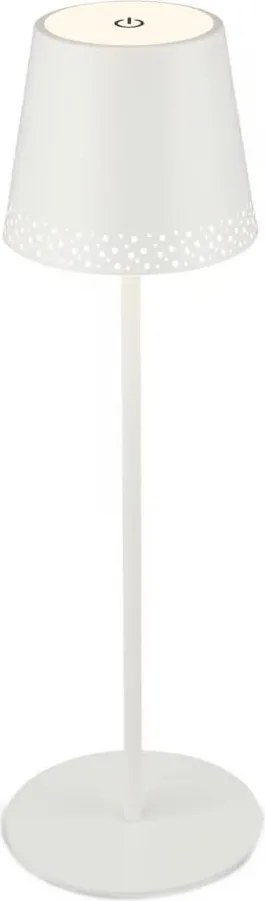 Brilo - LED настолна презареждаема сензорна лампа KIKI LED/2,6W/5V IP44 2600 mAh бяла
