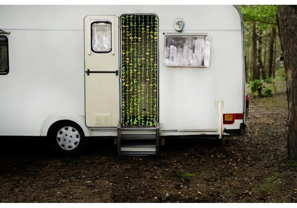 Жълто-зелено перде за врата 90x190 cm Sunflowers – Maximex