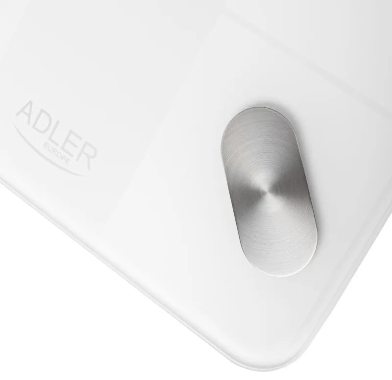 Кантар Adler AD 8186, SMART Tuya, До 180 кг, LED дисплей, 3 x ААА, Бял