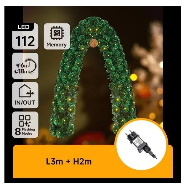 Aigostar - LED външна коледна украса 112xLED/3,6W/230V 2m IP44