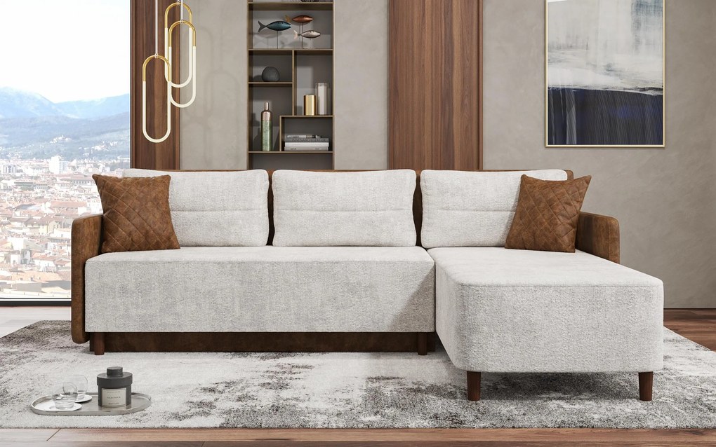 Разтегателен ъглов диван Морети