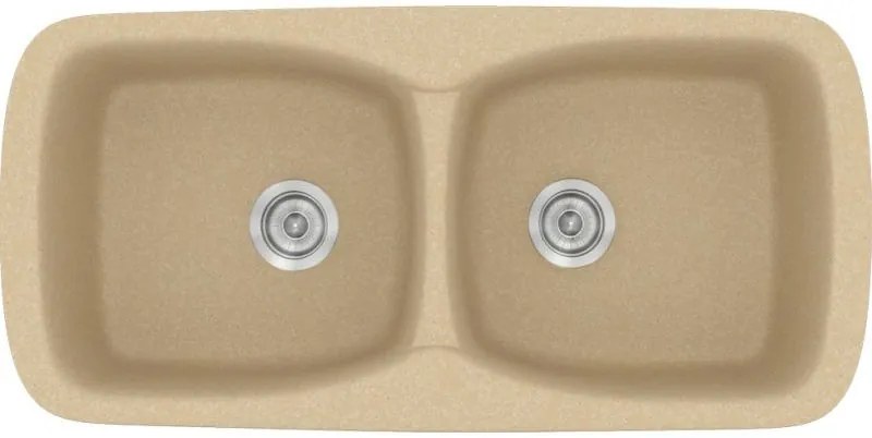 Мивка Sanitec 319-Granite Cappucino