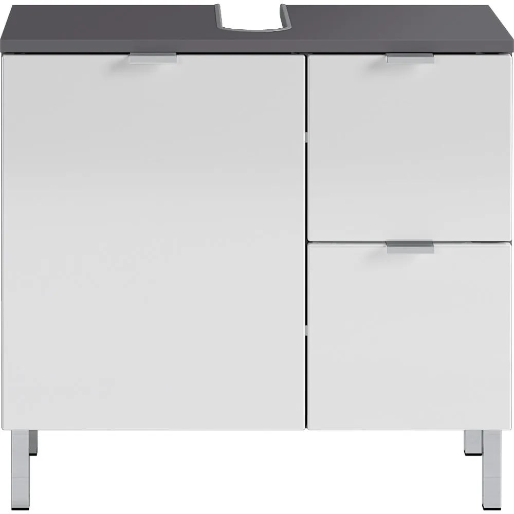 Бяло-сив шкаф под умивалника 60x56 cm Mauresa - Germania