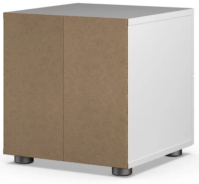 Бяло нощно шкафче Pepe - Tvilum