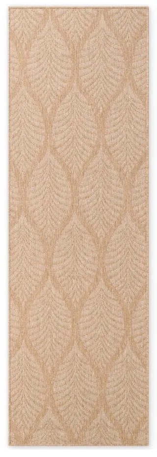 Пътека за открито и закрито в цвят слонова кост и бежово 80x250 cm Duet Liora – NORTHRUGS