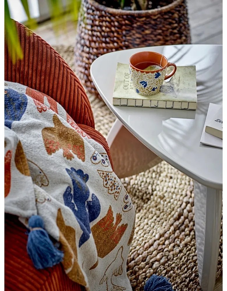 Кафяво одеяло от рециклиран памук 130x160 cm Anniversary – Bloomingville