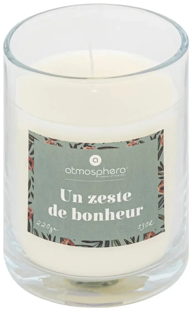 Ароматна свещ atmosphera Mily, Стъкло, 220 g - Vanilla