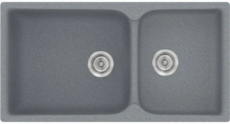 Мивка Sanitec 307-Metallic Silver