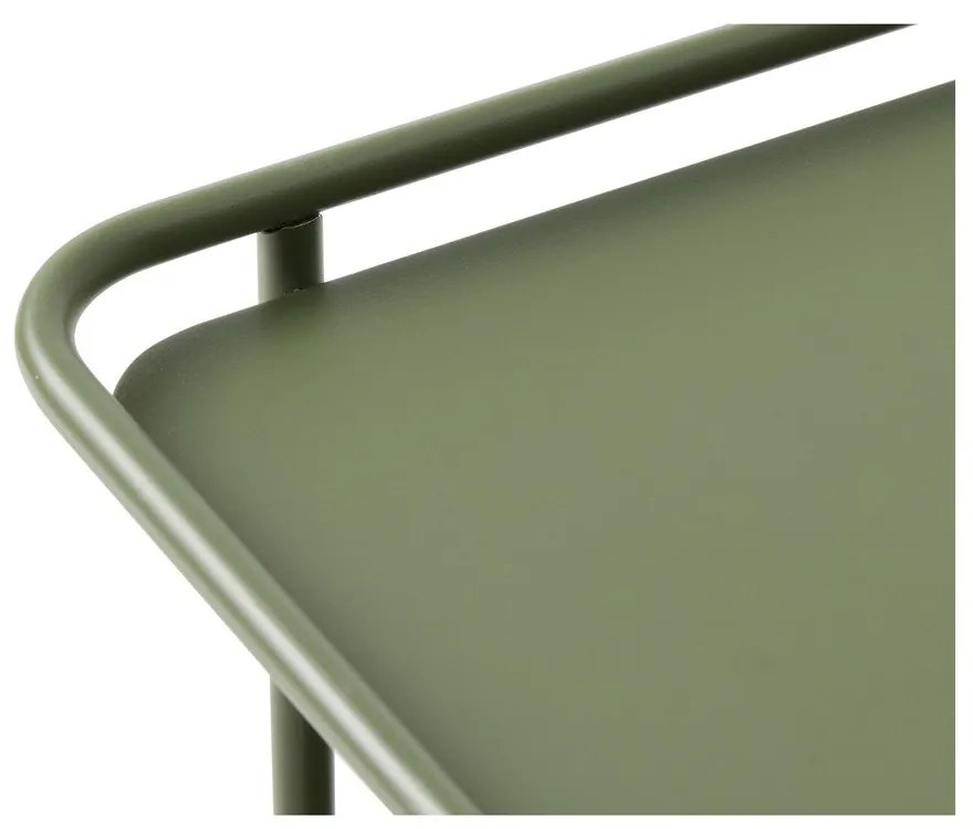 Зелена метална масичка за кафе 75x75 cm Yuba – Unique Furniture