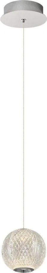 LED полилей на кабел CREMONA LED/5W/230V 3000K матов хром