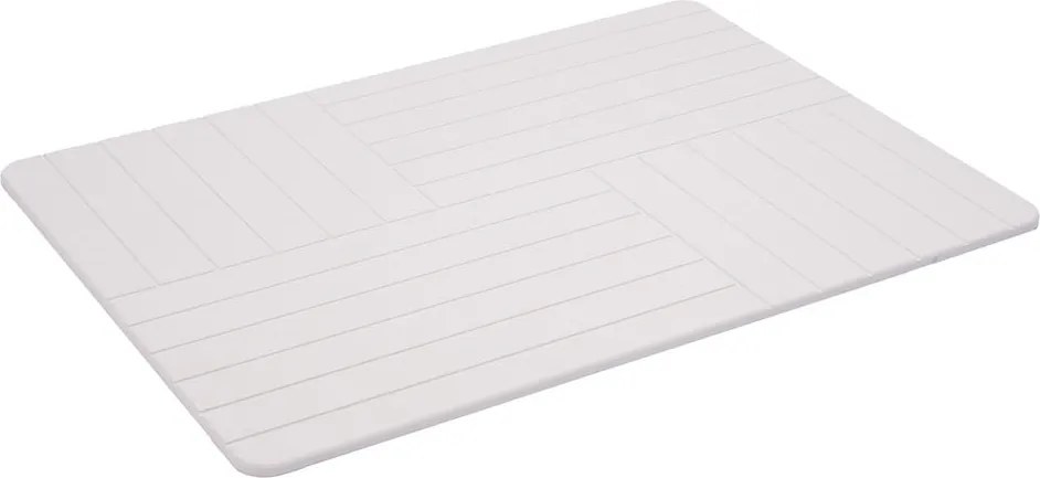 Бял килим за баня 50x70 cm Malta – douceur d'intérieur