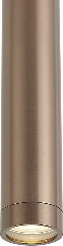 Дизайнерска висяща лампа тъмен бронз GU10 50mm IP44 - Tuba