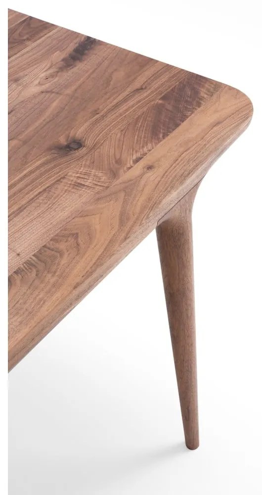 Маса за хранене от орехово дърво 90x200 cm Fawn - Gazzda