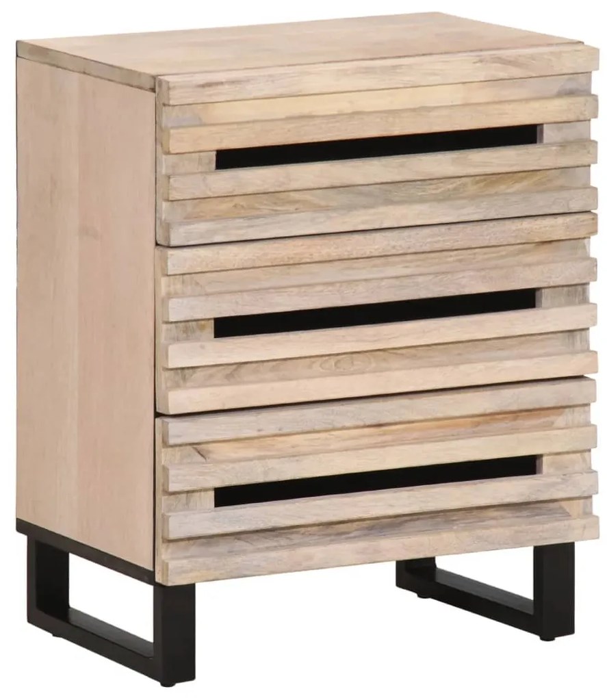 Sonata H Нощно шкафче 50x34x62 см мангово дърво масив