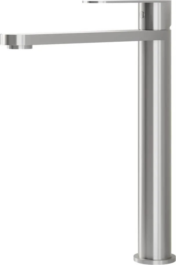 Смесител за умивалник TARNBY, 27,3 см, с четкано покритие от неръждаема стомана