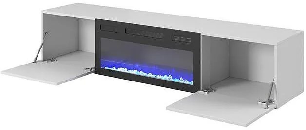 TV шкаф с вградена камина  LIVO RTV-180W K