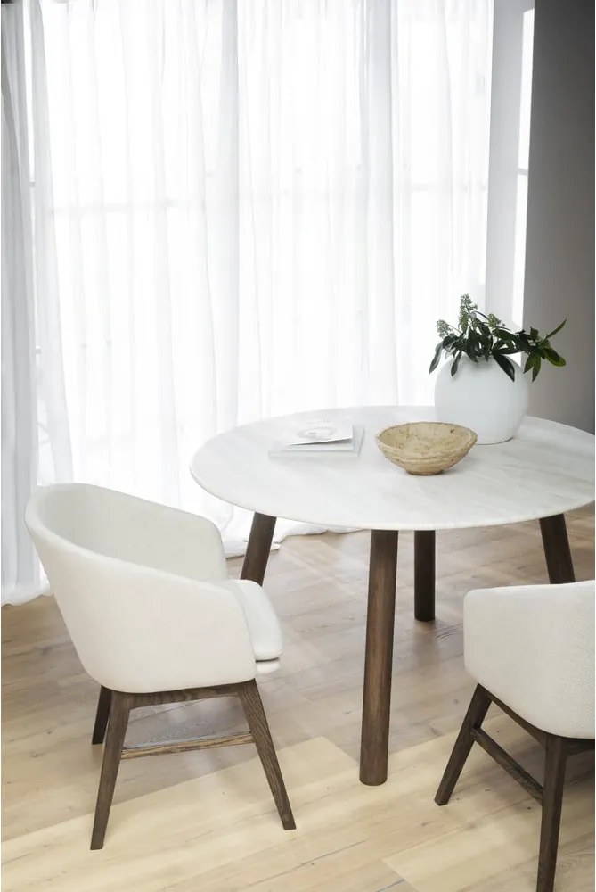 Бежови тапицирани трапезни столове в комплект 2 бр. Windham – Rowico