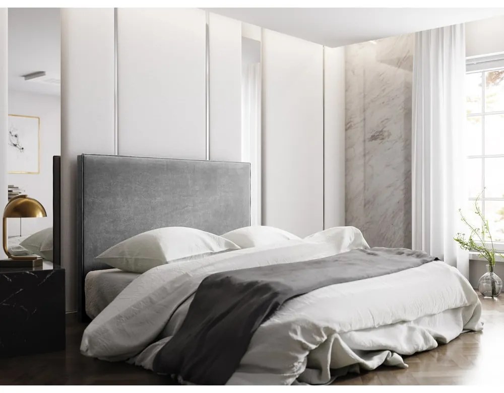 Сива табла за легло 200x120 cm Natalia – Milo Casa