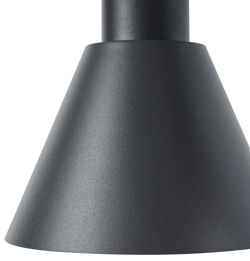 Модерен висящ лампион черен с 6 светлини - Biles