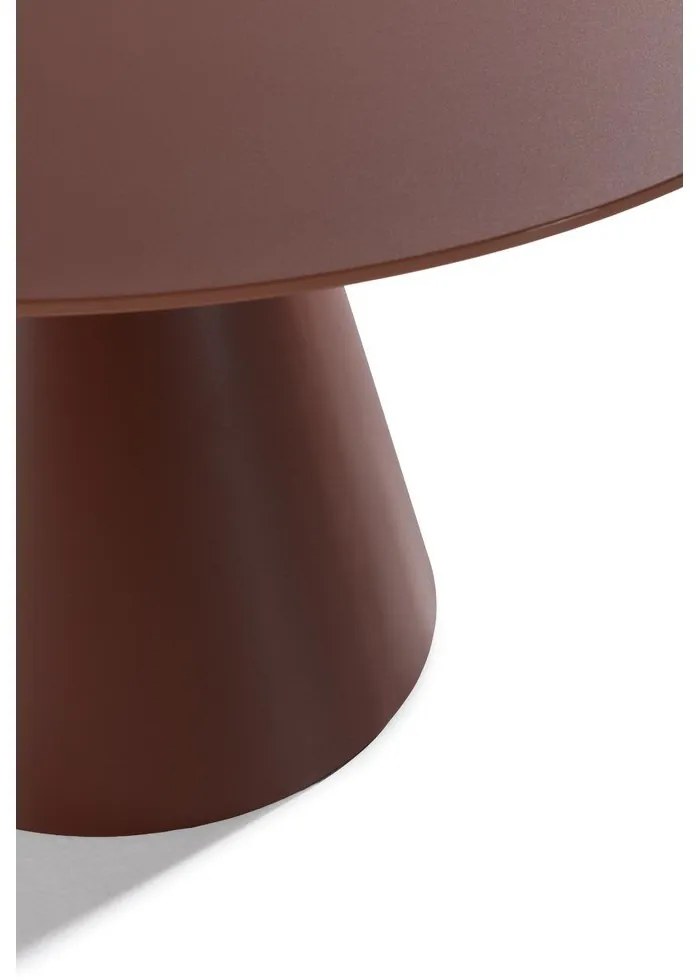 Кръгла трапезна маса със стъклен плот ø 120 cm Vida – MOME