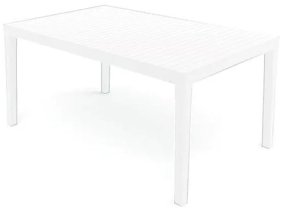 Градинска правоъгълна маса Ipae-Progarden Palau PAL016BI, PVC, 150 x 90 x 72см, Бял