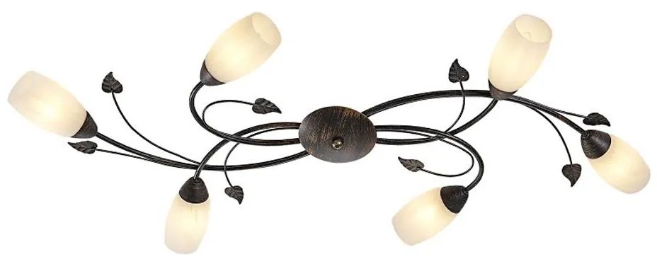 Globo 60800623X - Полилей за повърхностен монтаж VENEZIA 6xE14/40W/230V