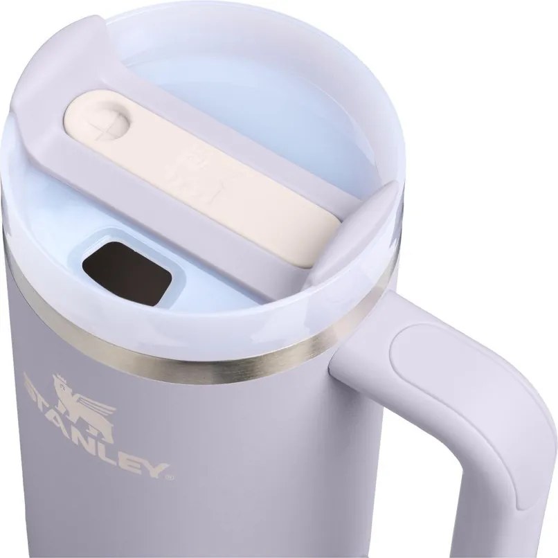Термос със сламка от неръждаема стомана в цвят лавандула 890 ml Quencher H2.O FlowState™ Tumbler Purple Dust – Stanley