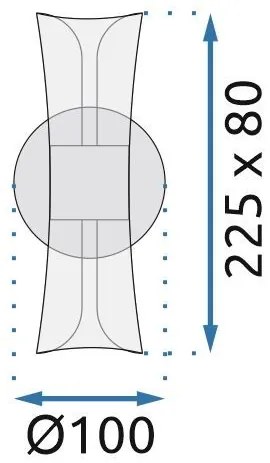 Аплик LED G029-W Black