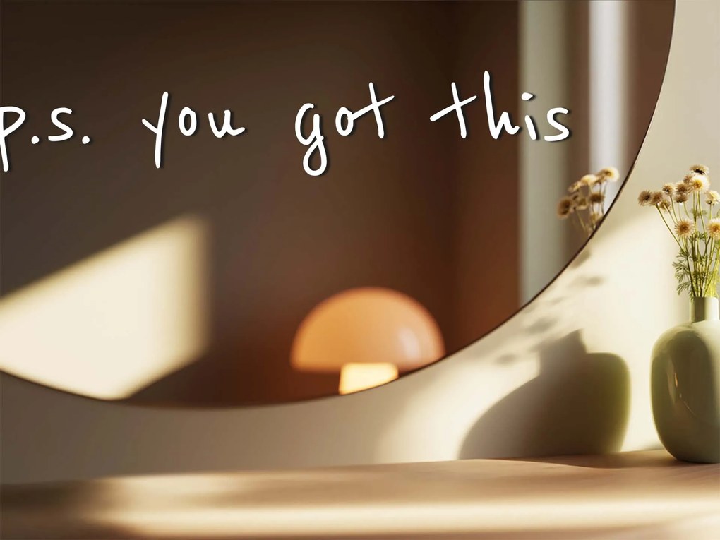 Стикер za огледало S34 – P.S. you got this